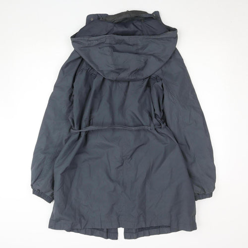 Marks and Spencer Women’s Grey Hooded Parka Coat Size 16