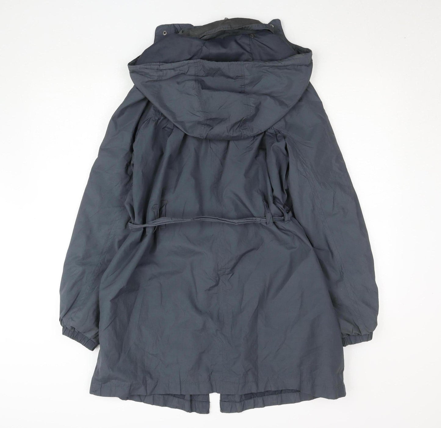 Marks and Spencer Women’s Grey Hooded Parka Coat Size 16
