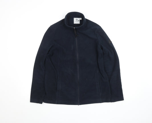 TOG24 Womens Black Fleece Full Zip Outdoor Jacket Size 10