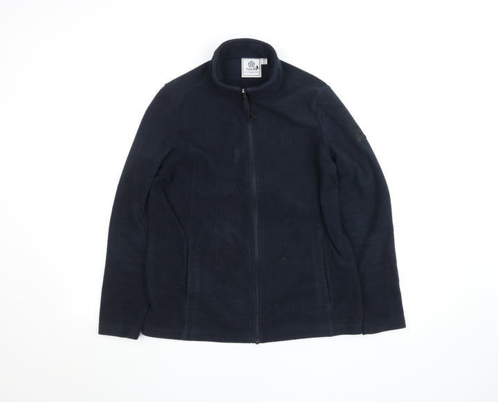 TOG24 Womens Black Fleece Full Zip Outdoor Jacket Size 10