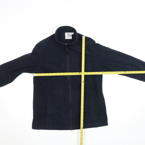 TOG24 Womens Black Fleece Full Zip Outdoor Jacket Size 10