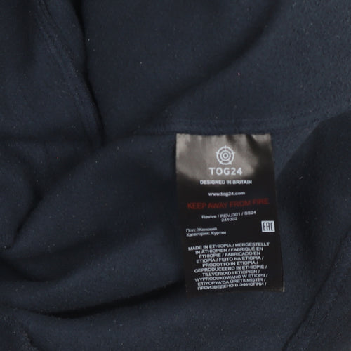 TOG24 Womens Black Fleece Full Zip Outdoor Jacket Size 10