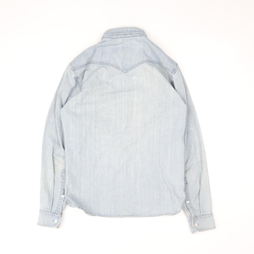Blakely Clothing Co. Men’s Light Blue Denim Button-Up Shirt XS
