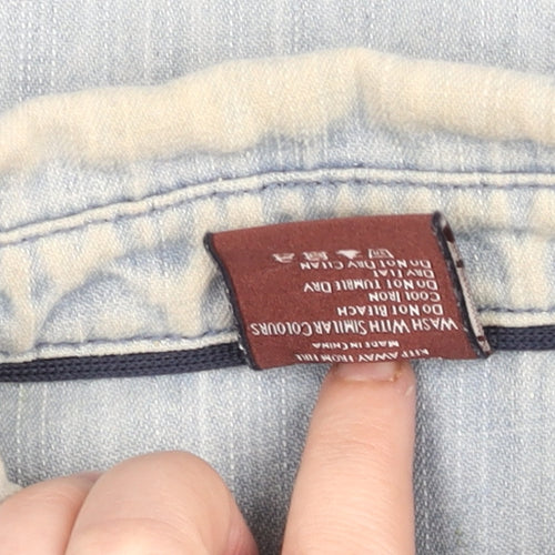 Blakely Clothing Co. Men’s Light Blue Denim Button-Up Shirt XS