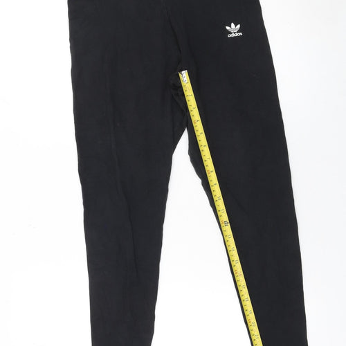 Adidas Women's Black Size 16 High Rise Stretch Leggings