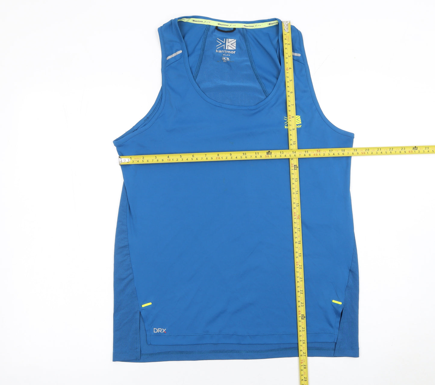 Karrimor Men's Blue X-Lite Running Tank Top Size M Lightweight