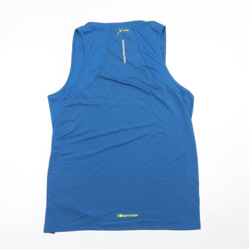Karrimor Men's Blue X-Lite Running Tank Top Size M Lightweight