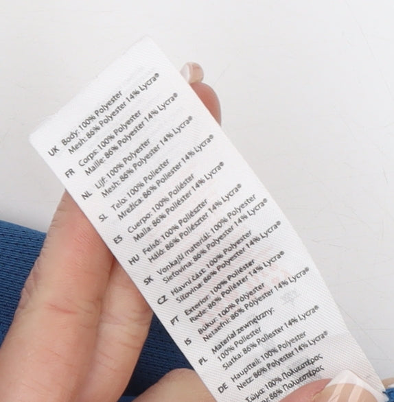 Karrimor Men's Blue X-Lite Running Tank Top Size M Lightweight