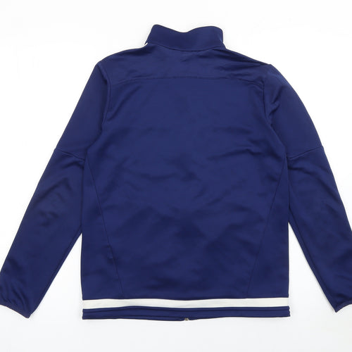 Adidas Boys Blue 13-14 Years ClimaCool Track Jacket Full Zip Sports Top
