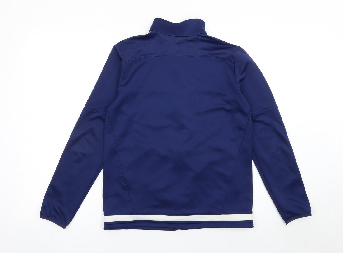 Adidas Boys Blue 13-14 Years ClimaCool Track Jacket Full Zip Sports Top