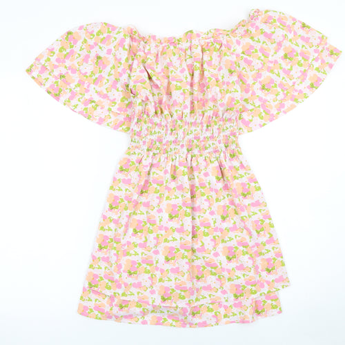 Boohoo Women’s Multicoloured Floral Fit & Flare Short Dress Size 8