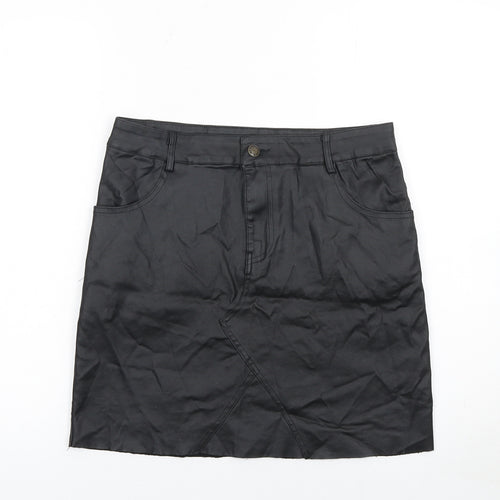 PrettyLittleThing Women’s Black Stretch Pencil Skirt Size 12