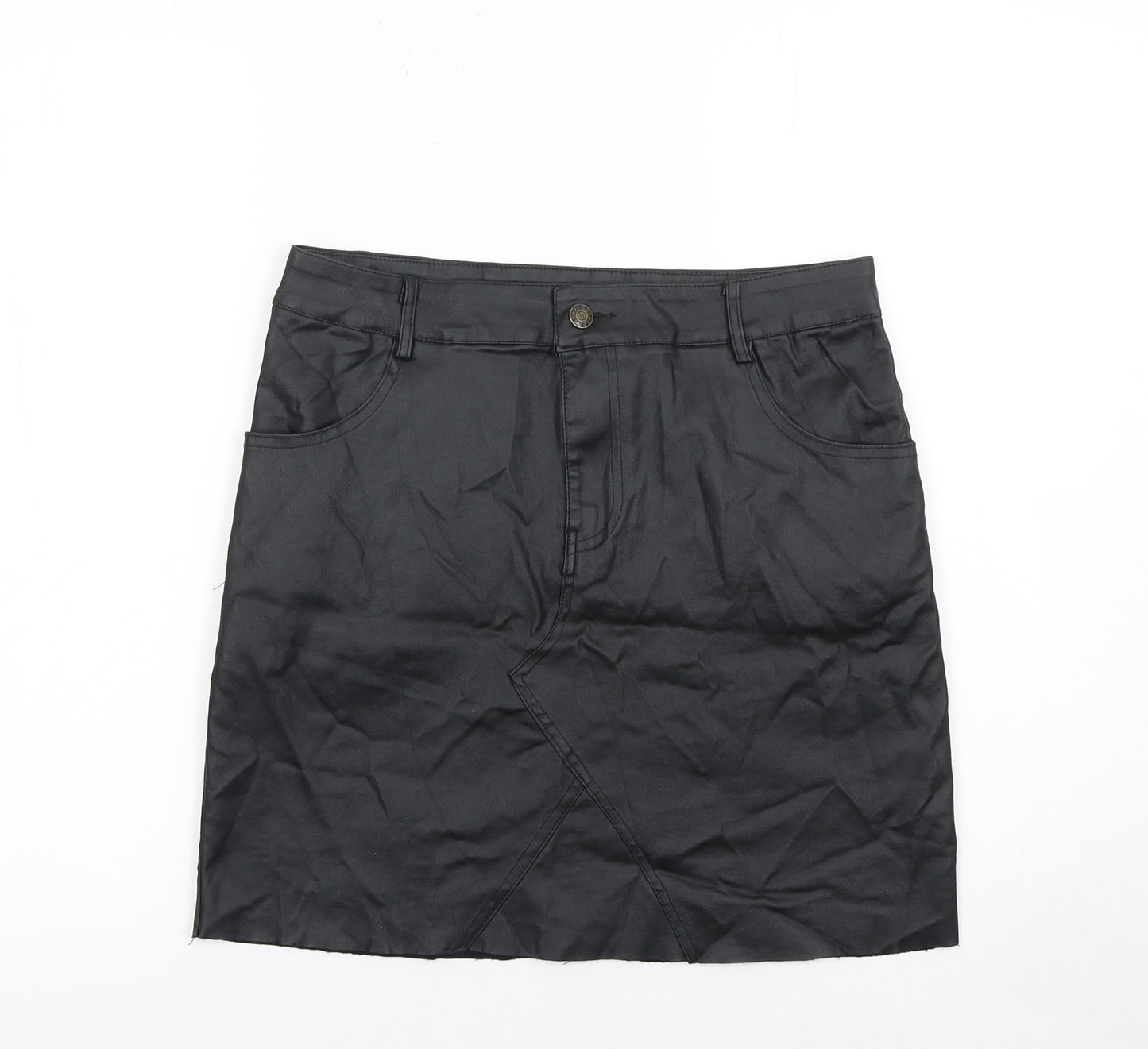 PrettyLittleThing Women’s Black Stretch Pencil Skirt Size 12