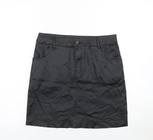 PrettyLittleThing Women’s Black Stretch Pencil Skirt Size 12