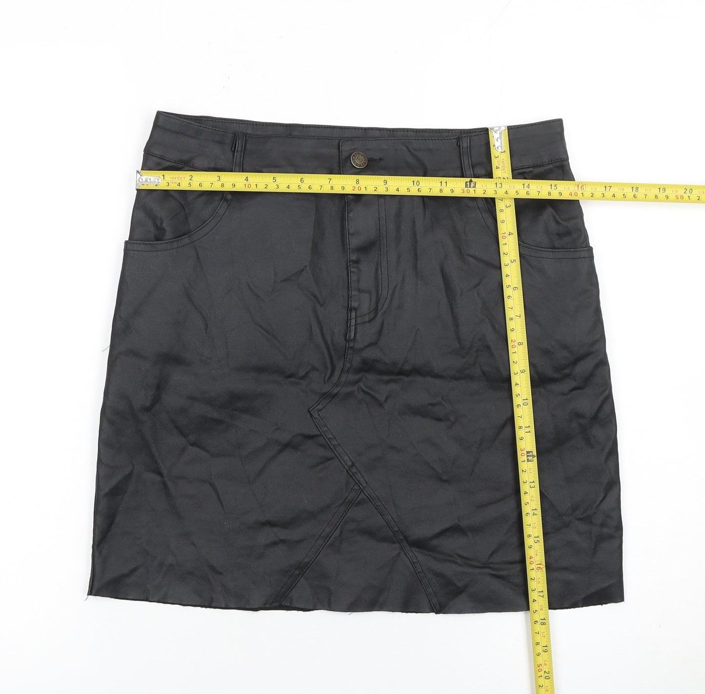 PrettyLittleThing Women’s Black Stretch Pencil Skirt Size 12