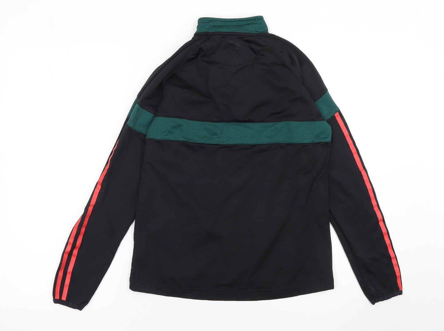 O'Neills Boys Black 1/4 Zip Sports Sweatshirt Size 13 Years Regular Fit