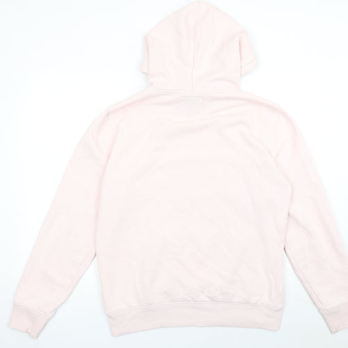 Hollister Women Pink Pullover Hoodie Medium Must-Have Collection
