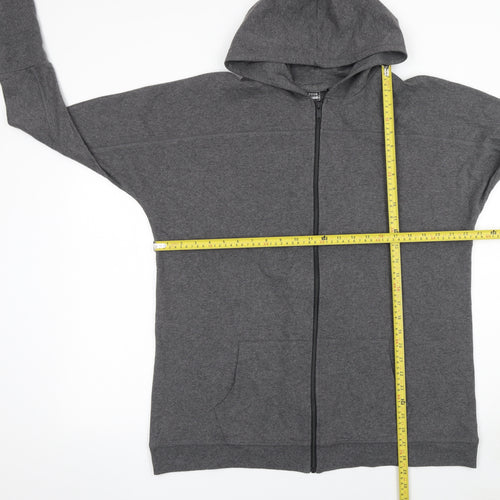 Mamas & Papas Womens Grey Full Zip Hoodie Size 16 Long Sleeve Casual