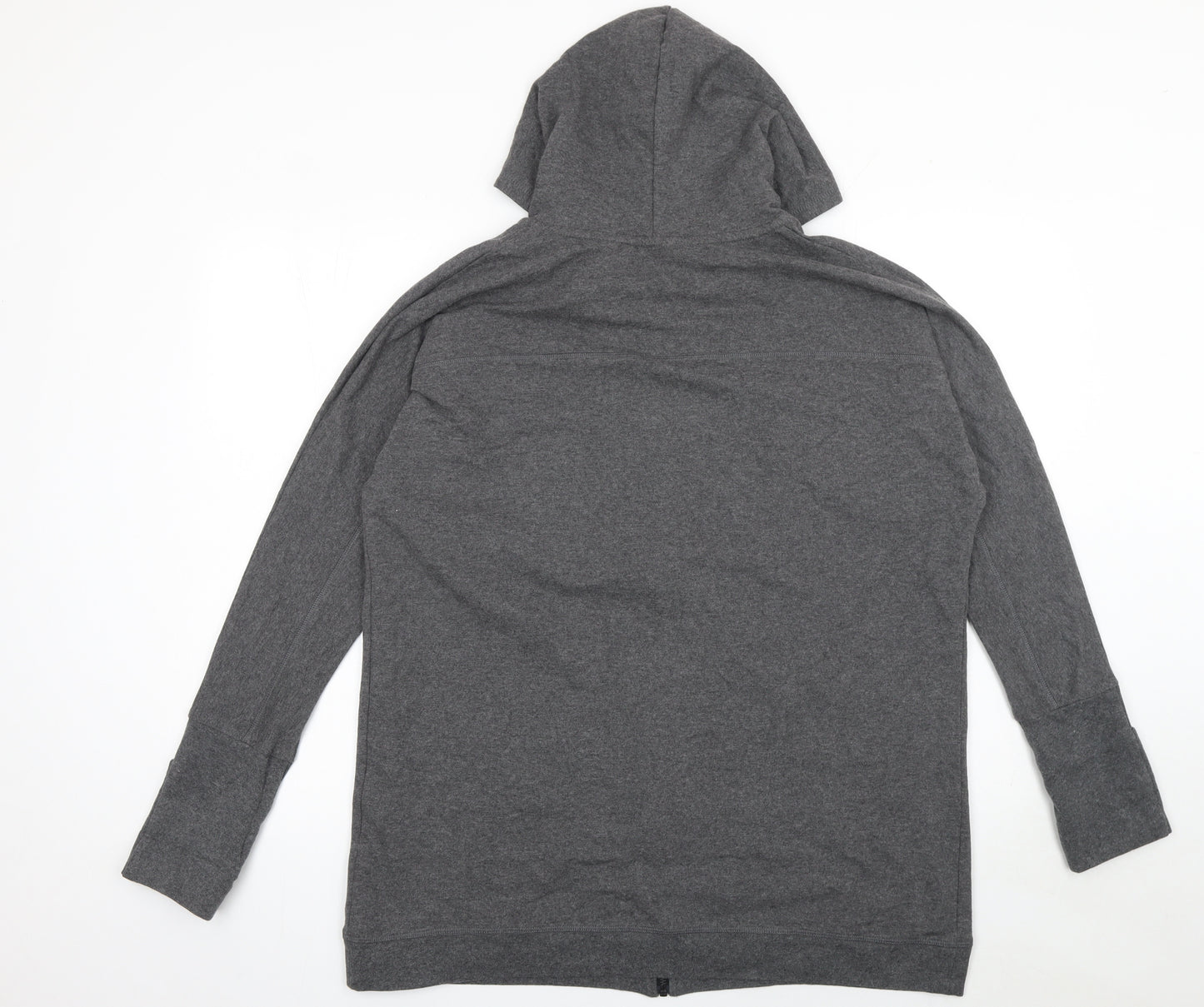 Mamas & Papas Womens Grey Full Zip Hoodie Size 16 Long Sleeve Casual