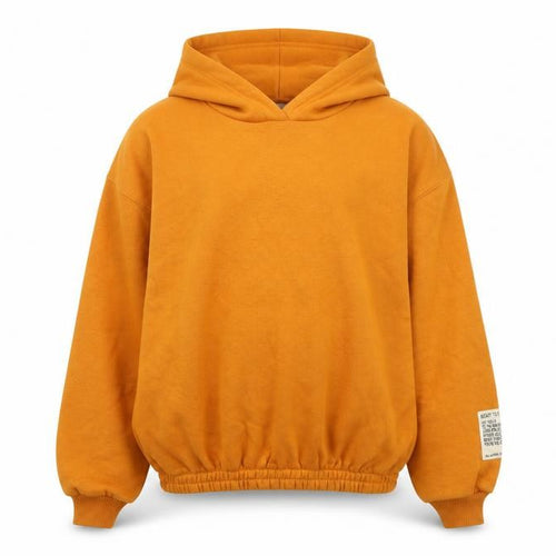 ZARA Girls Brown 13-14 Years Pullover Hoodie Cotton Fleece Autumn Casual
