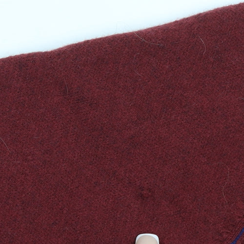 Clarks Originals Men's Red XL V-Neck Cotton Wool Jumper