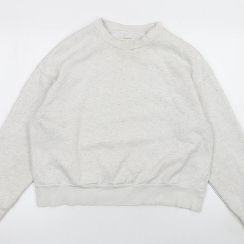 All Fenix Women's Grey Crew Neck Pullover Sweatshirt Size S