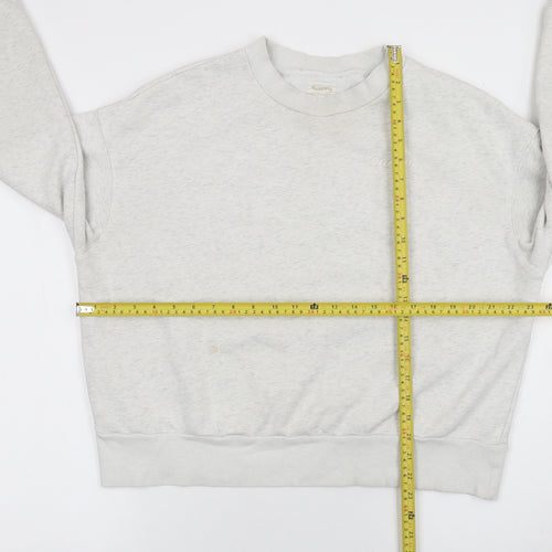All Fenix Women's Grey Crew Neck Pullover Sweatshirt Size S