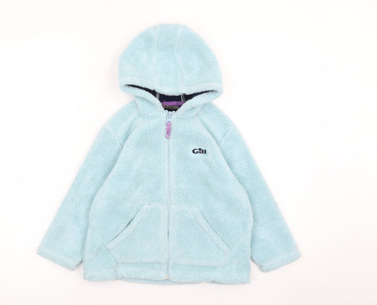 Gill Girls Blue Hooded Fleece Zip Jacket 10 Years