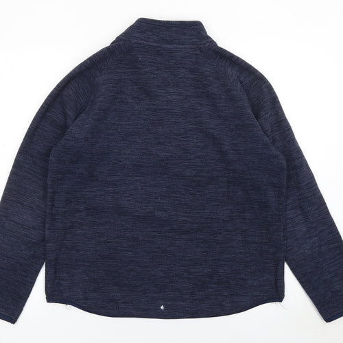 Mountain Pro Mens Blue 1/4 Zip Fleece Sweatshirt XL Outdoor Hiking