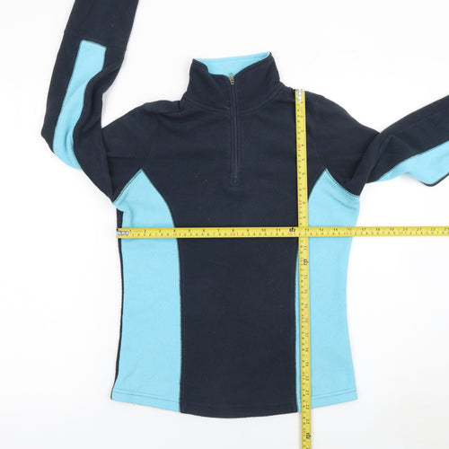 Peter Storm Boys Blue Fleece 1/4 Zip Pullover Sweatshirt Size 10 Years
