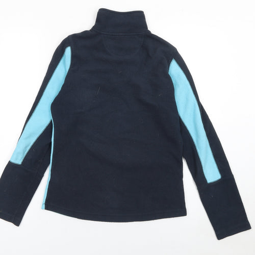 Peter Storm Boys Blue Fleece 1/4 Zip Pullover Sweatshirt Size 10 Years