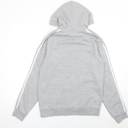 Enzo 989 Men's Grey Pullover Hoodie L Regular Fit Casual