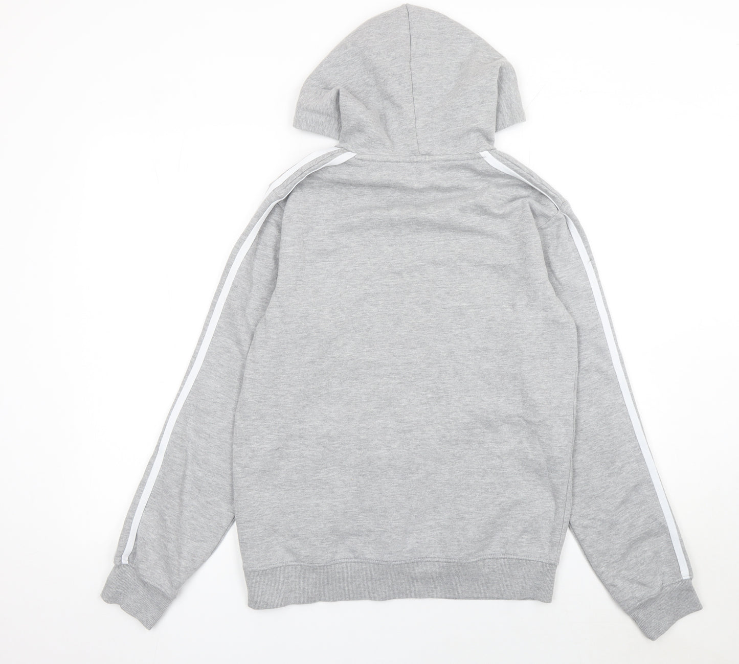 Enzo 989 Men's Grey Pullover Hoodie L Regular Fit Casual