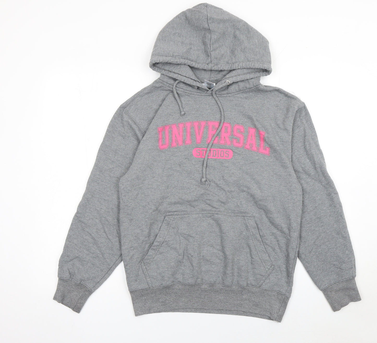 Universal Studios Women's Grey Hoodie Small Pullover Cotton Blend