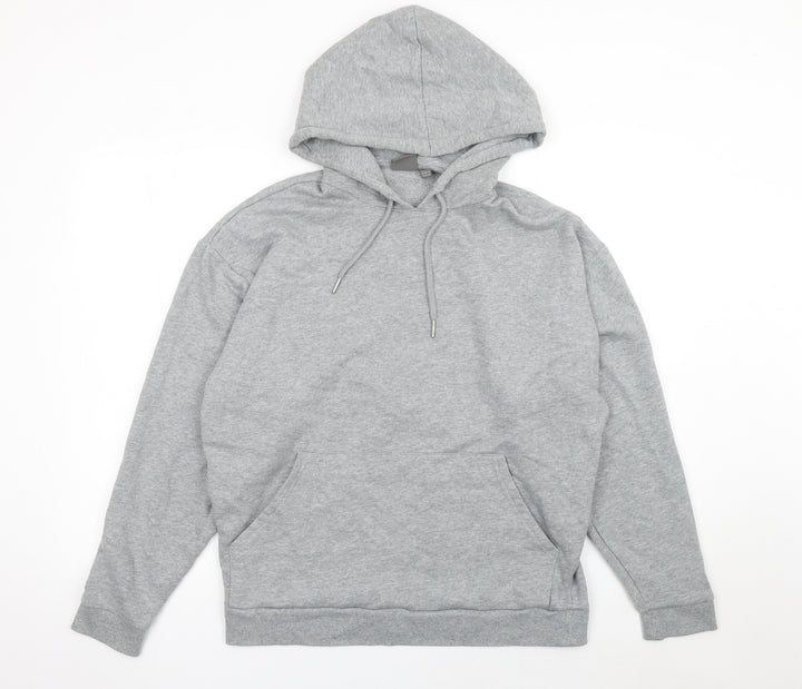 ASOS Men’s Grey Pullover Hoodie Size M Regular Fit