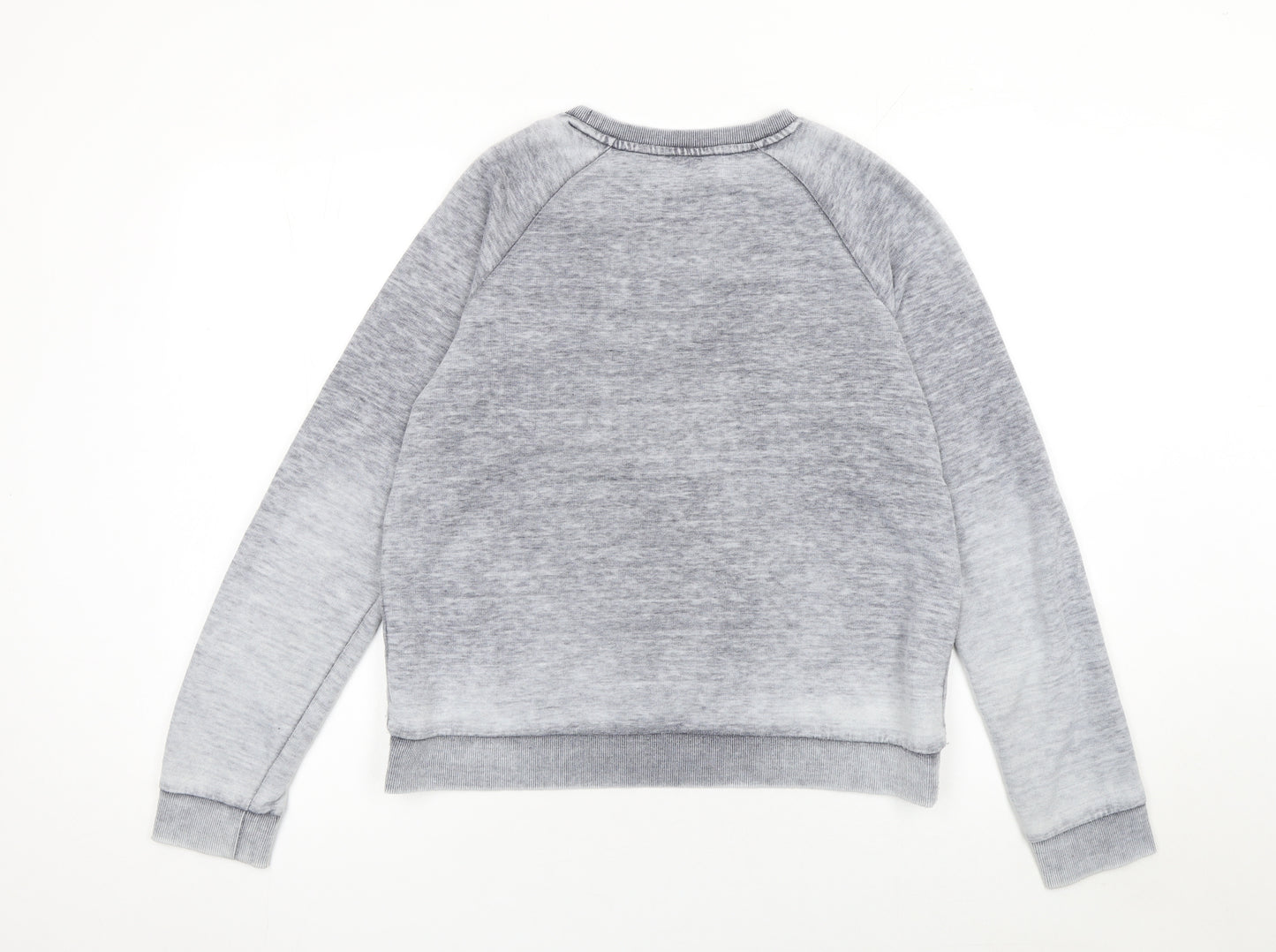 Animal Womens Grey Logo Sweatshirt Size 10 Classic Fit