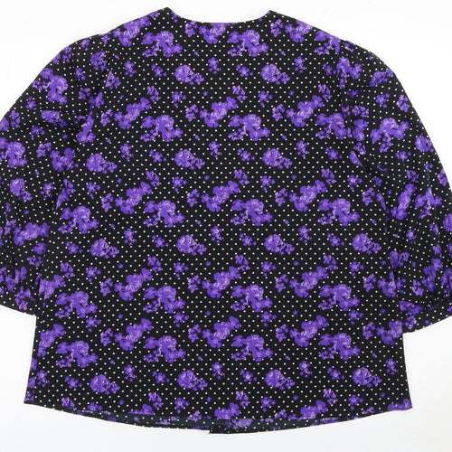 Dunnes Womens Multicoloured Floral Button Blouse Size M