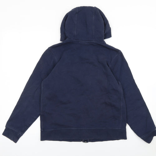 Nike Boys Blue Full Zip Fleece Hoodie 12-13 Years Regular Fit