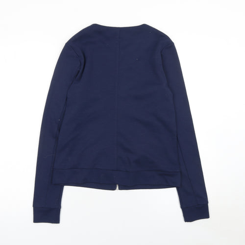Top Secret Women Blue Size 8 Slim Fit Zip Jacket