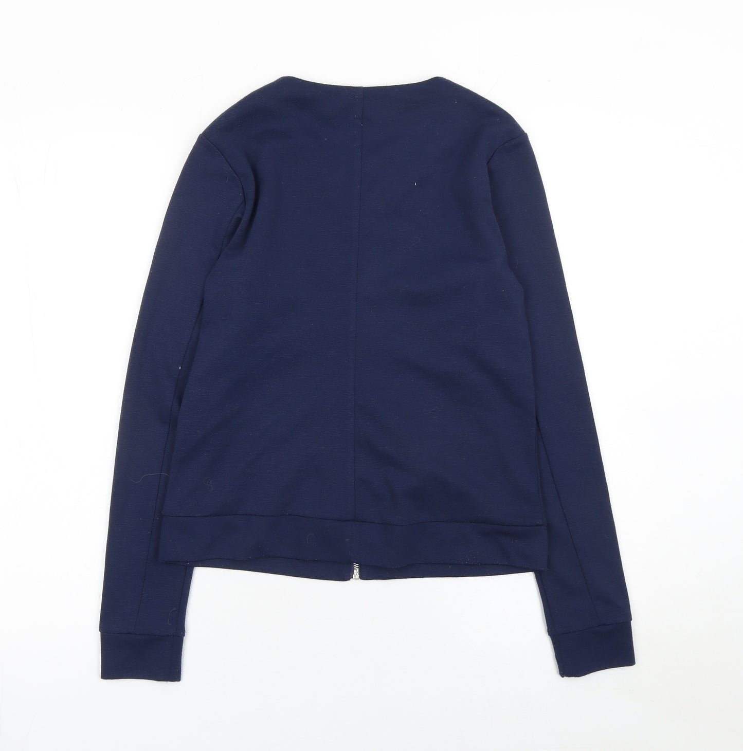 Top Secret Women Blue Size 8 Slim Fit Zip Jacket