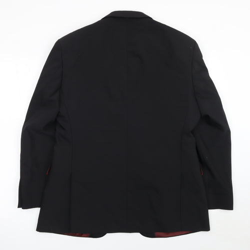 Marks and Spencer Mens Black 42S Wool Blend Tuxedo Jacket