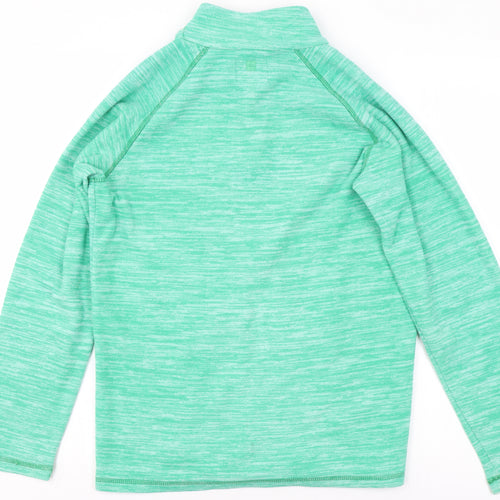 Mountain Warehouse Boys Green Full Zip Fleece Sweatshirt 13 Years