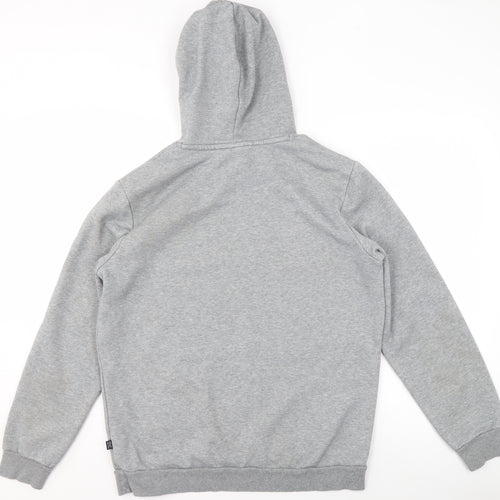 Puma Men's Grey Pullover Hoodie Size M Regular Fit Sportswear