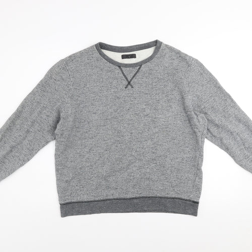 River Island Men’s Grey Cotton Crew Neck Sweatshirt M