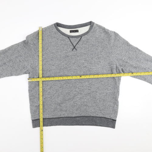 River Island Men’s Grey Cotton Crew Neck Sweatshirt M