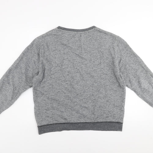 River Island Men’s Grey Cotton Crew Neck Sweatshirt M