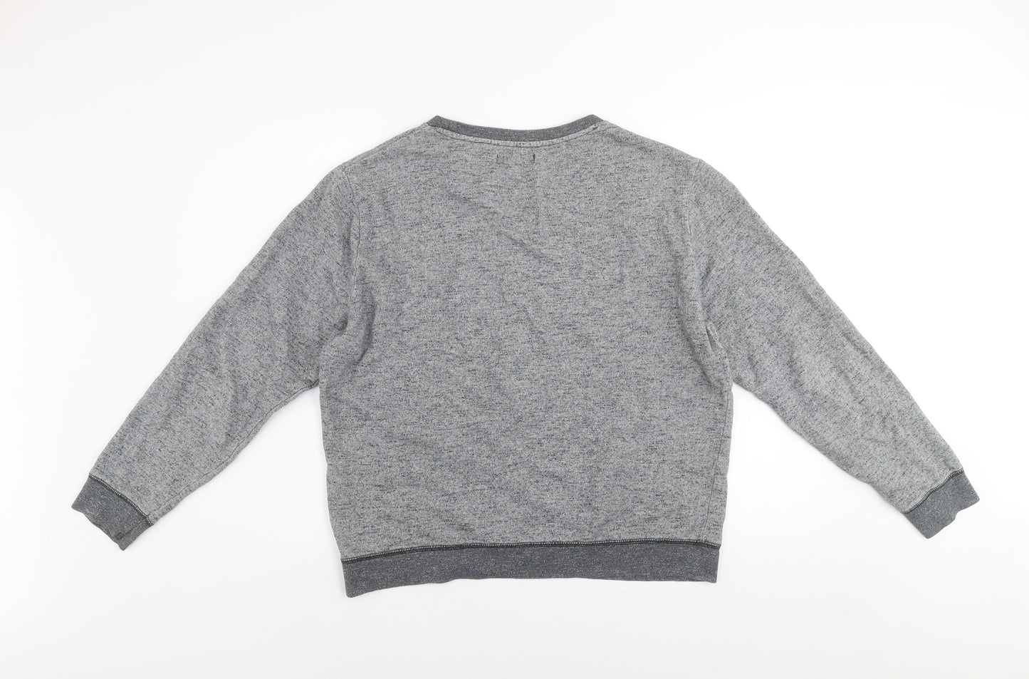 River Island Men’s Grey Cotton Crew Neck Sweatshirt M