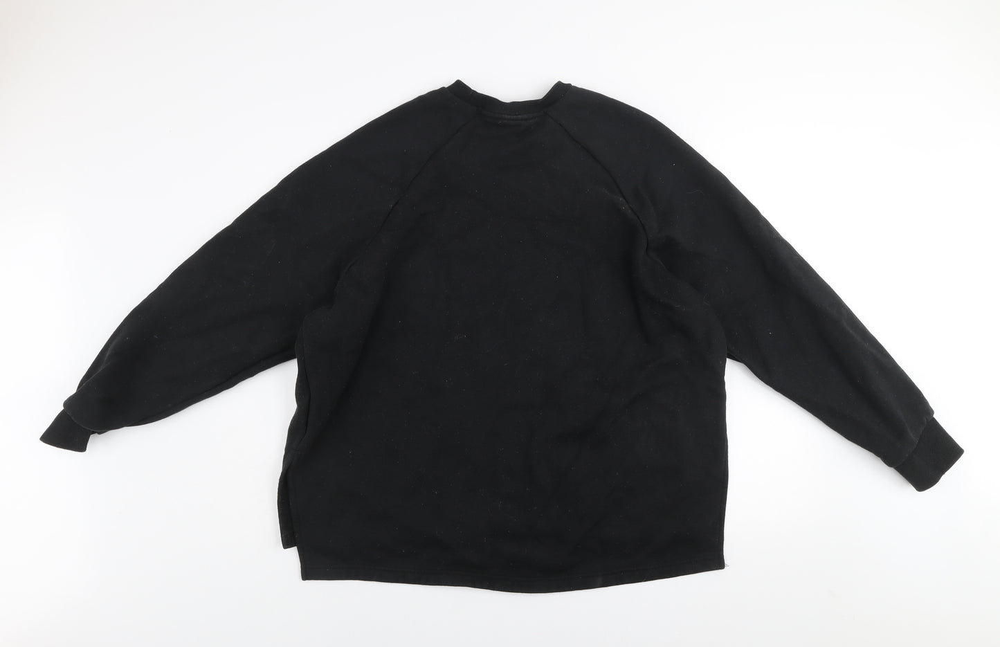 Pump Iron Men's Black Crew Neck Gym Sweatshirt Size S