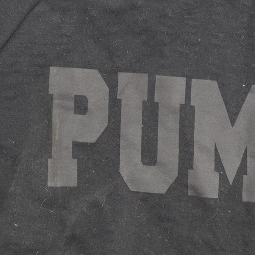 Pump Iron Men's Black Crew Neck Gym Sweatshirt Size S