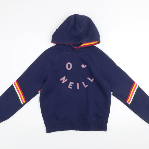 O'Neill Girls Blue Rainbow Stripe Pullover Hoodie Size 14 Years